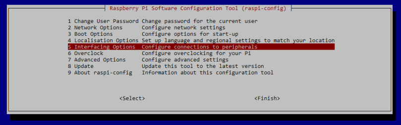 raspi-config-interfacing-options